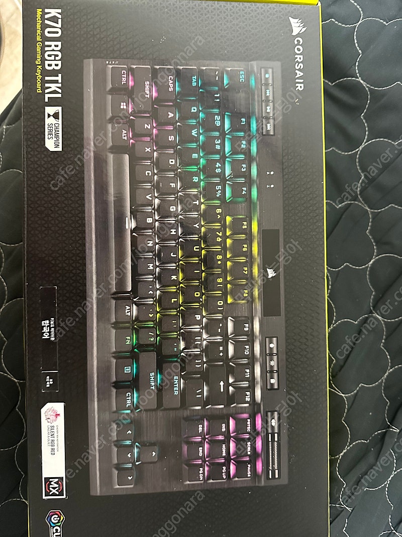 커세어 K70 RGB TKL 저소음적축