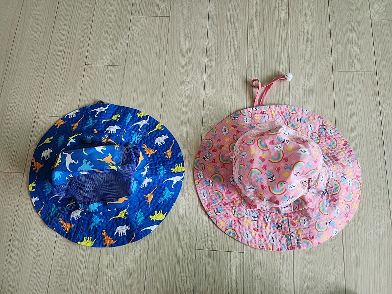 키즈 아동 유아 어린이 여름 플랩캡 모자 버킷 차양 햇 비치 메쉬