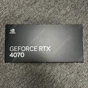 (미사용) NVIDIA GeForce RTX 4070 FE 파운더스 에디션
