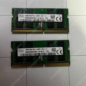 [택배거래] SK하이닉스 ddr4 노트북 램 2400t 32gb (16gb x 2)