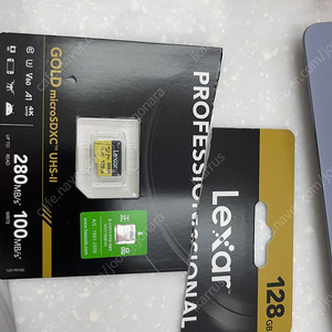 Lexar 128gb gold microsd카드 공식몰 정품(개봉만)