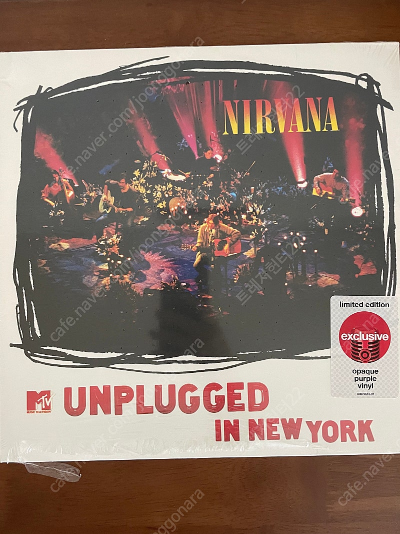 너바나 mtv unplugged lp(purple)