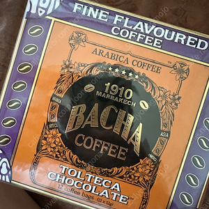 반값택배 무료 BACHA Tolteca Chocolate Coffee Bag 바샤커피 톨테카 초콜렛 싱가포르커피 드립백 12개입 미개봉 새상품