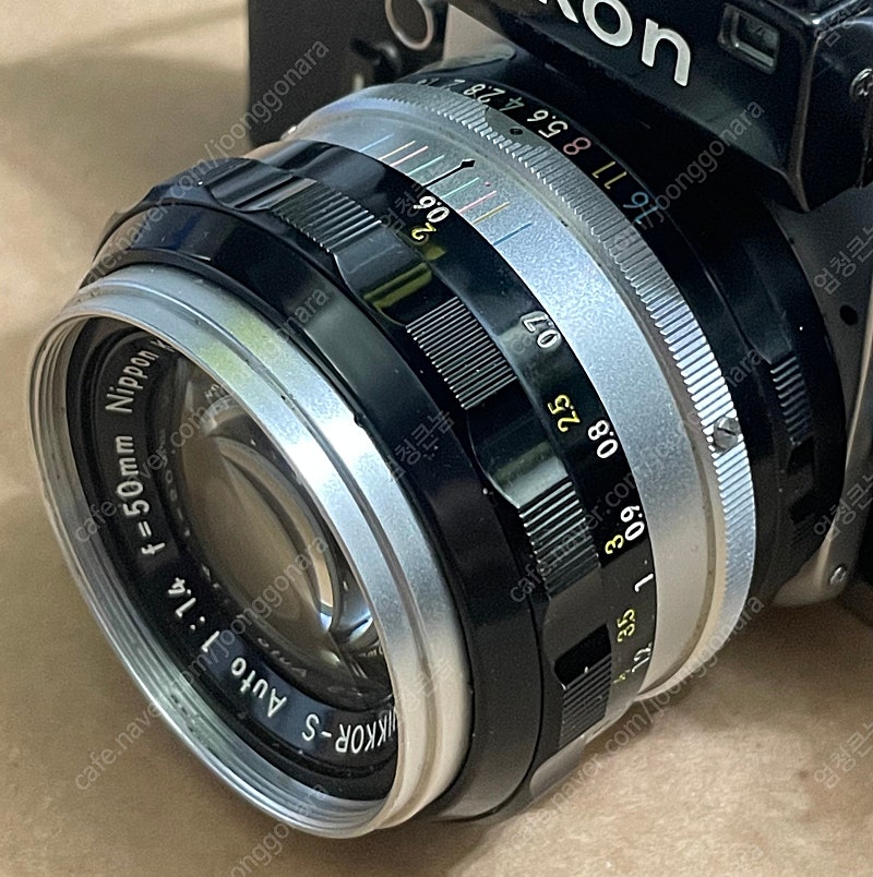 < 오리지널 컨디션 > 올드스쿨 미품 니콘 크롬노즈 해바라기 극상 50.4 MF NIKON Nikkor-S Auto 50mm f:1.4 바륨? 란티움 ?!