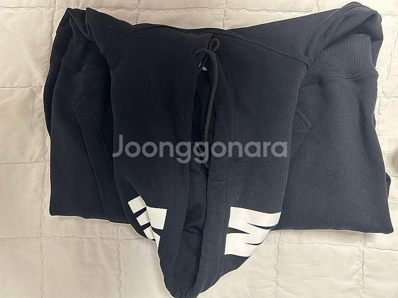 MSGM 빅로고 후드 티셔츠 남성 XL 블랙--7