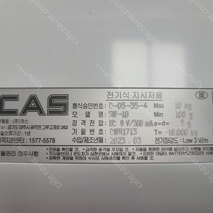 CAS 카스 SW-10KG(5g단위)