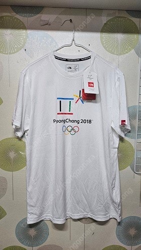 노스페이스 평창올림픽 반팔 라운드 티셔츠