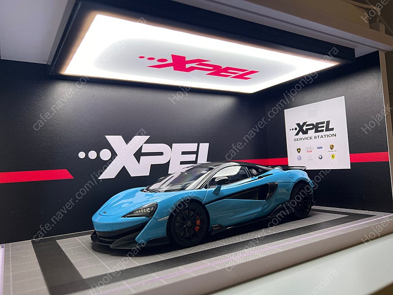 Lcd 1:18 멕라렌 600lt 다이캐스트 블루 택포