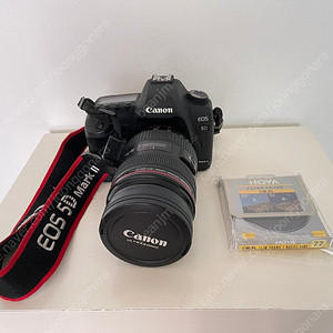 캐논 정품 5D Mark 2 + f/2 2.8 24-70mm 렌즈, Induro 삼각대, 빌링햄 가죽 카메라 가방