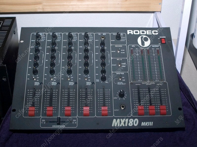 DJ mixer , 디제이믹서, 오디오믹서 RODEC MX180 MK III