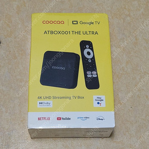 [미개봉] 이스트라 쿠카 셋톱박스 ATBOX001 THE ULTRA 구글 TV