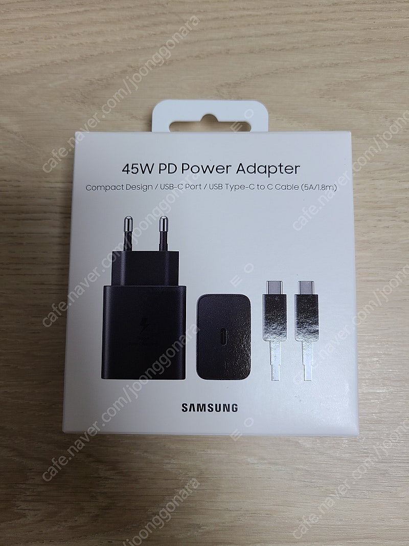 삼성 충전기 45W PD Power Adapter EP-T4510 팝니다.