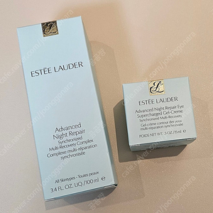 에스티로더 어드밴스드 나이트 리페어 100ml + 슈퍼차지 아이크림 15ml 새제품 일괄판매