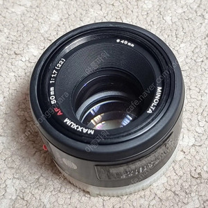 미놀타 AF 50mm f1.7 렌즈 + 소니 미러리스 컨버터