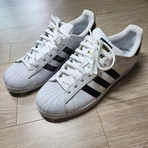 Adidas_아디다스_슈퍼스타_흰검_270mm_C77124 판매