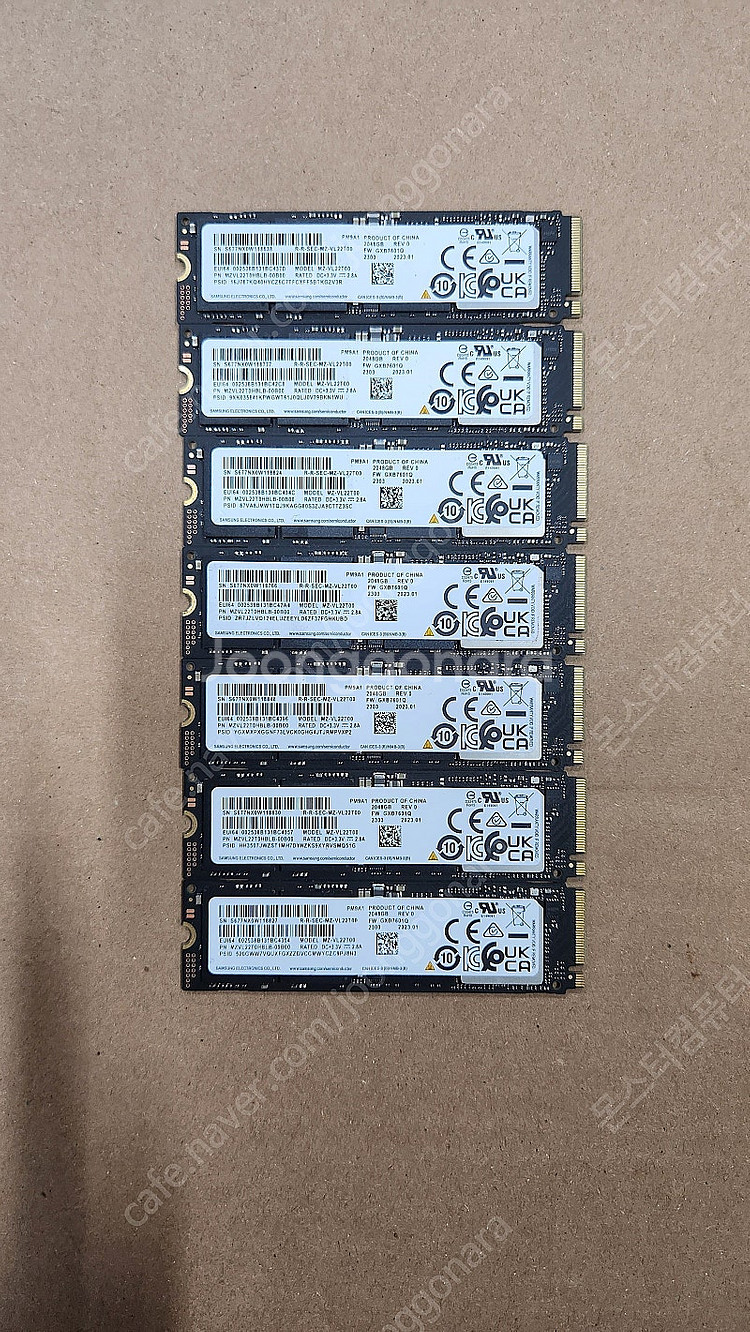각종 NVME SSD 판매합니다. 웬디 삼성 1테라,2...--0