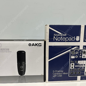 AKG P120 + 노트패드 5 믹서