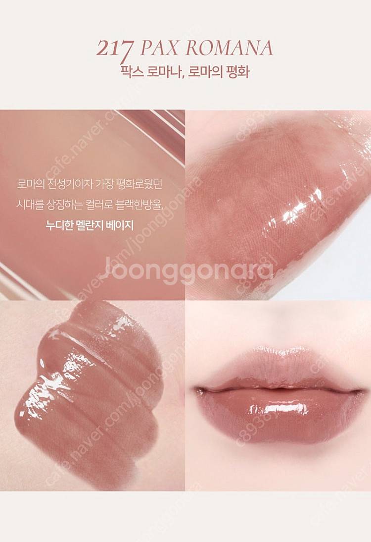 미개봉 새상품 딘토 블러글로이 립 틴트 217 팍스로마...--0