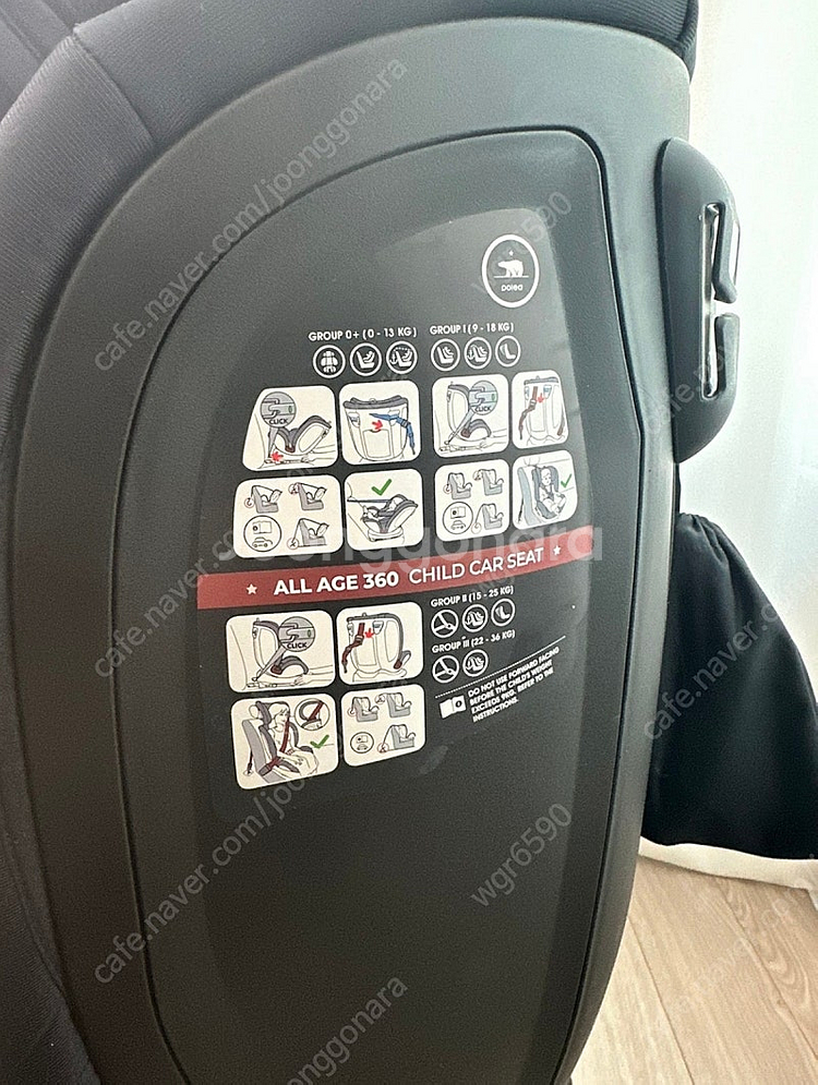 폴레드 올에이지360 전구성 아이소픽스 회전형카시트--3