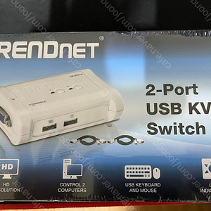 Trendnet 2-port usb kvm switch kit 팝니다. 미개봉 새제품 2개