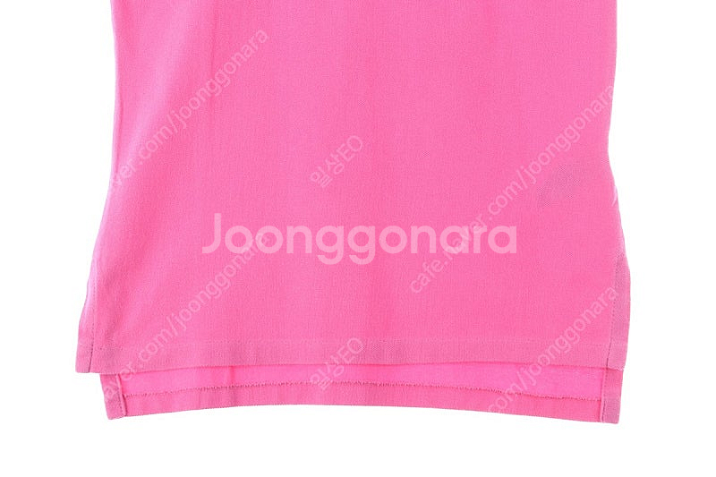 W(XS) 폴로 랄프로렌 반팔 카라 티셔츠 핑크 럭비 ...--3