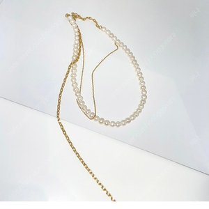 비터스윗 pearl&chain necklace2