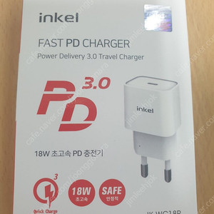 인켈 18W PD3.0 퀵차지 초고속 충전기 IK-WC18P 팝니다