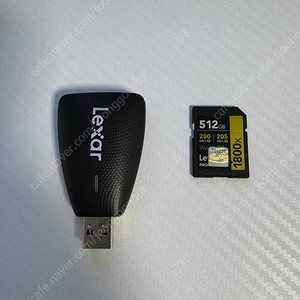 렉사 SD카드 V60 1800x 512GB GOLD, 렉사 정품 리더기