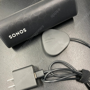 캠핑스피커/휴대용스피커 소노스 로엠 블랙 + 충전기 세트 (Sonos Roam) 스피커 판매합니다.