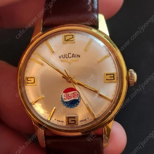 Vulcain 펩시콜라 더블네임. 50년대 수동 빈티지 시계