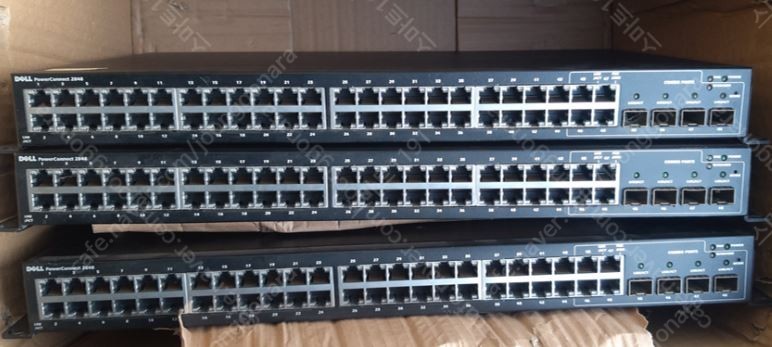 DELL NETIS TP-link CISCO 중고 미개봉 스위칭허브 24포트 48포트 1기가 100메가