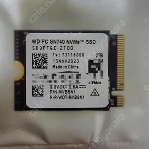 Wd sn740 nvme ssd 2tb 2230