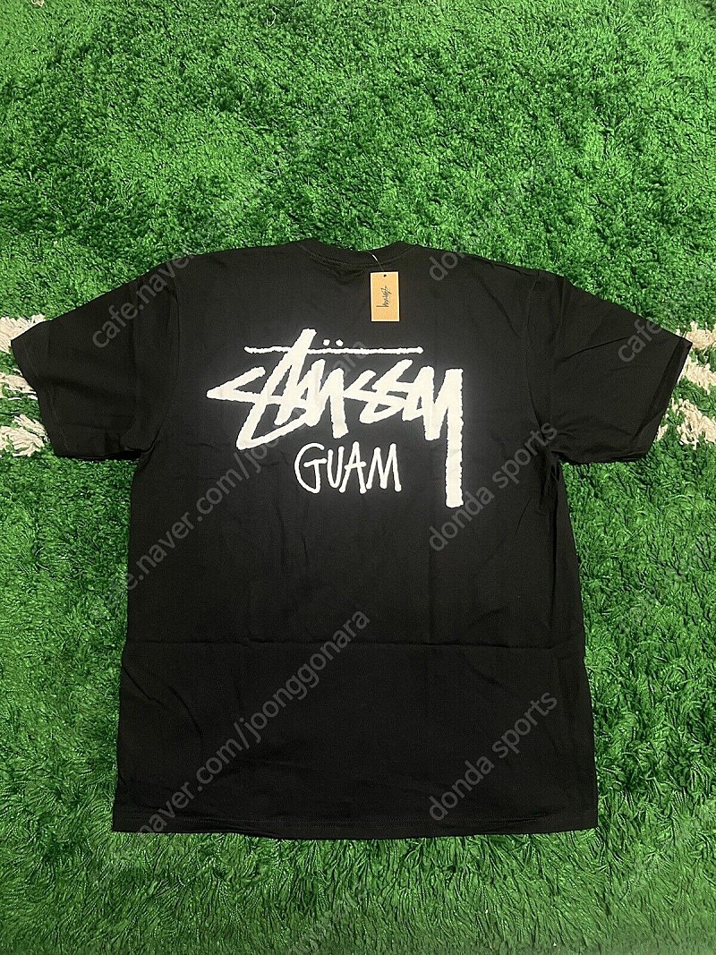 [XXL 2XL] 스투시 스탁 베이직 괌 반팔 반팔 티셔츠 stock guam tee 블랙