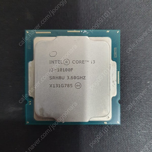 Intel CPU i3-10100F 판매합니다.