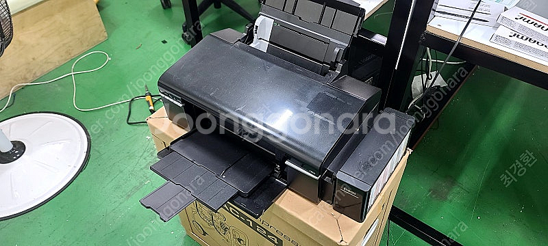승화전사용 L805 프린터 + 평판열프레스기 판매합니다...--0