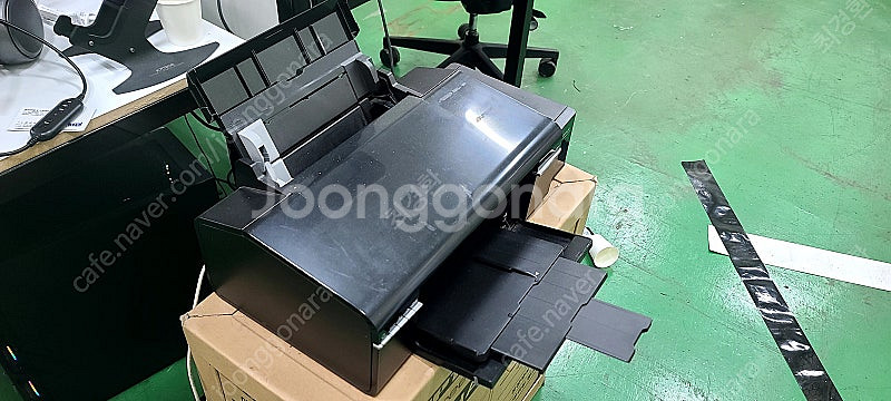승화전사용 L805 프린터 + 평판열프레스기 판매합니다...--1