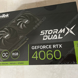 대구) 이엠텍 지포스 RTX 4060 STORM X Dual OC D6 8GB