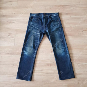 리 LEE. Union Made Sanforized wash jean. 재팬 리 유니온메이드 샌포라이즈드 진청워싱진. 탭32(실 33사이즈).