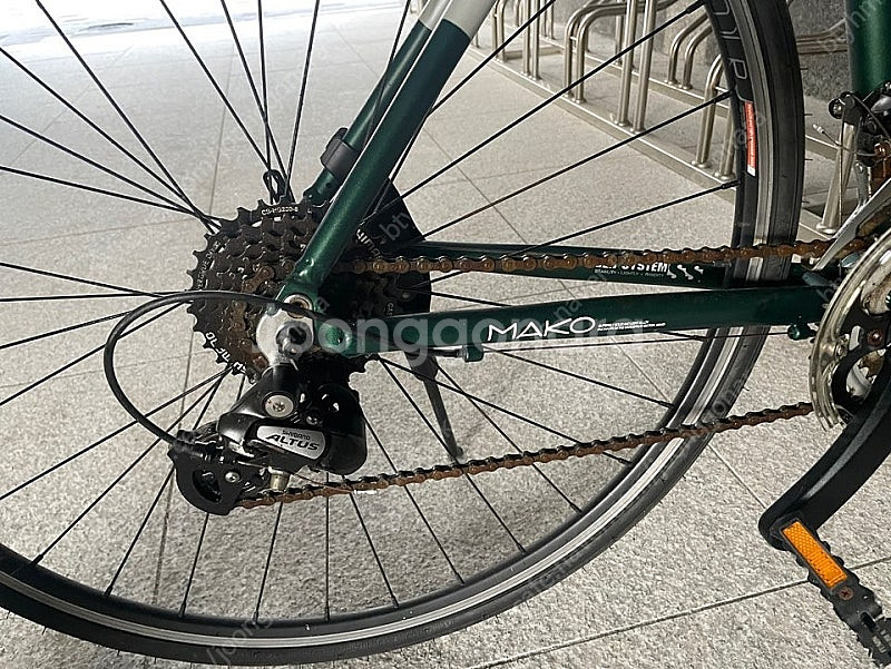 알톤 마코 하이브리드 자전거 팝니다--3