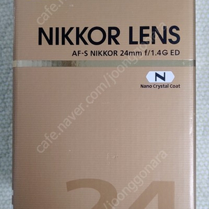[미개봉 새제품] 니콘 AF-S NIKKOR 24mm f/1.4G ED , AF-S NIKKOR 24-70mm f/2.8G ED 판매합니다 [필터포함]