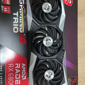 라데온 RX6800XT 6800xt msi 게이밍 트리오 판매합니다