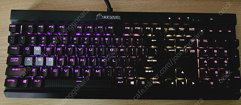 CORSAIR 커세어 k70 RGB rapidfire 회축(은축, 스피드축) 키보드