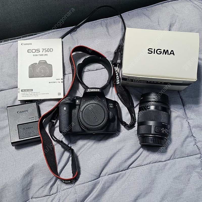 캐논 750d dslr카메라 시그마 18-200mm F3.5-6.3 렌즈