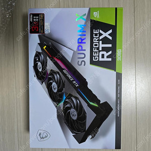 MSI RTX3080 슈프림 팝니다