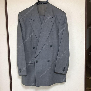 Armani 100% Virgin Wool Made in Italy 수트 알마니 셋업 그레이 더블 수트 여름/봄