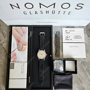 615만원->380만원 NOMOS Glashütte Zürich 노모스 글라슈테 취리히 801 국내 24년 민트급 판매합니다