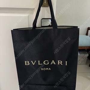 불가리BVLGARI 천소재 쇼핑백 명품쇼핑백36*42*폭13cm 실크? 프라다 천 느낌 입니다