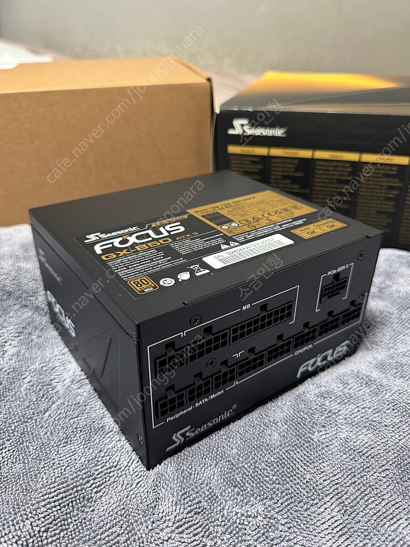 ​[정격 850W] 시소닉 FOCUS GOLD GX-850 ATX3.0 Full Modular (리퍼 미사용)판매합니다.