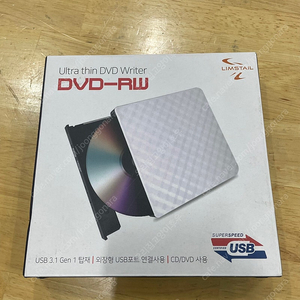 USB 3.0 DVD 외장 ODD 화이트 판매합니다 ~