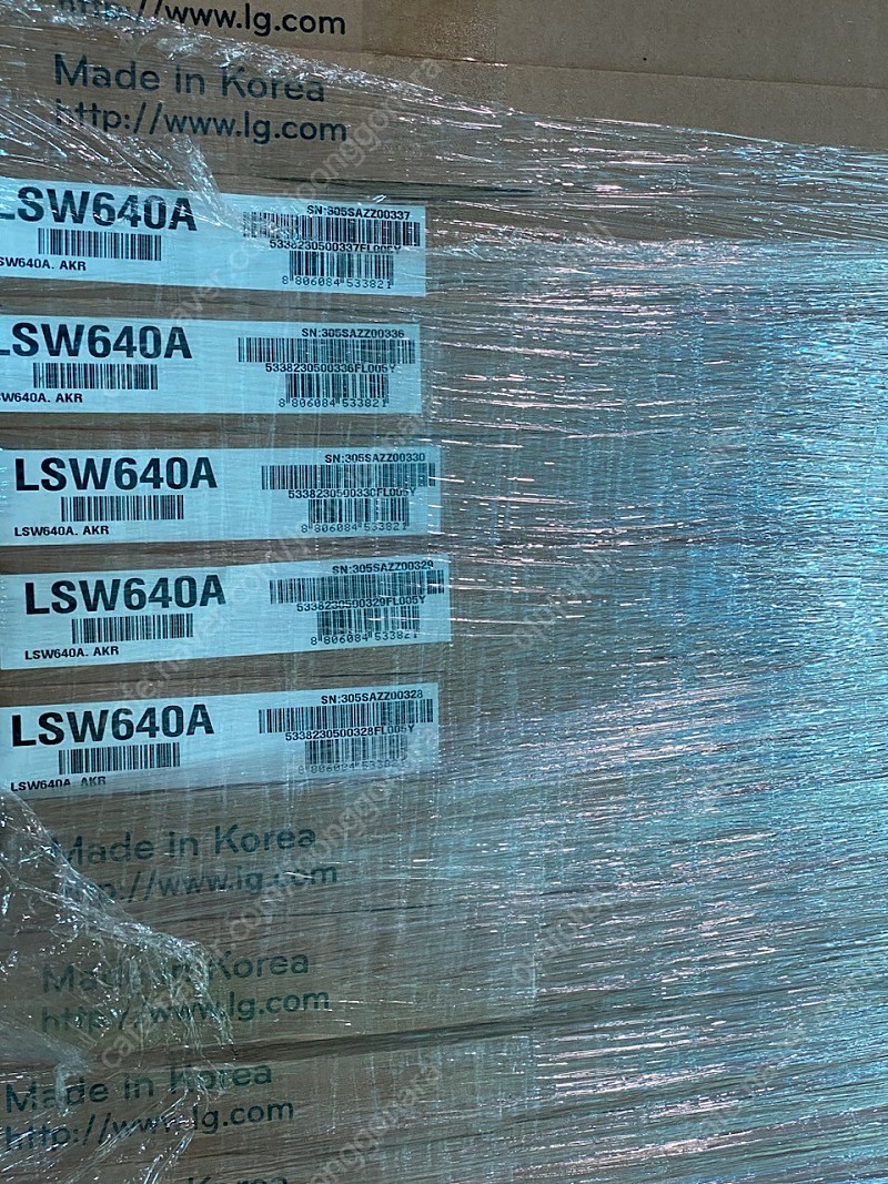 [새제품]LG전자 정품 벽걸이 브라켓 판매합니다. -LSW640A,LSW430A,OLW480A-